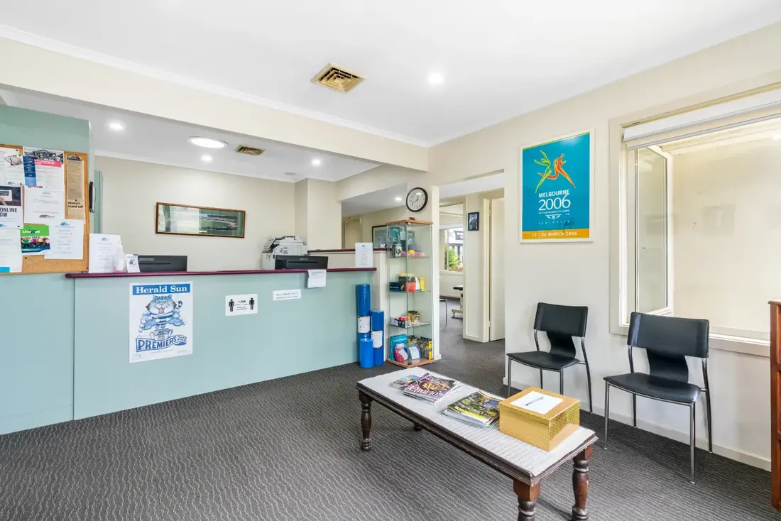 Reception and waiting area