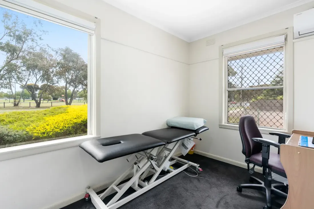 Treatment room at the Corio clinic